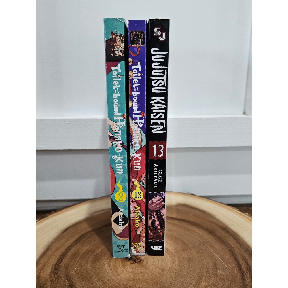 Manga Bundle Jujutsu Kaisen Vol 13 Toilet-bound Hanako-Kun Vol 2 13 English Lot